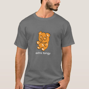 T-shirt ours gommeux orange t foncé