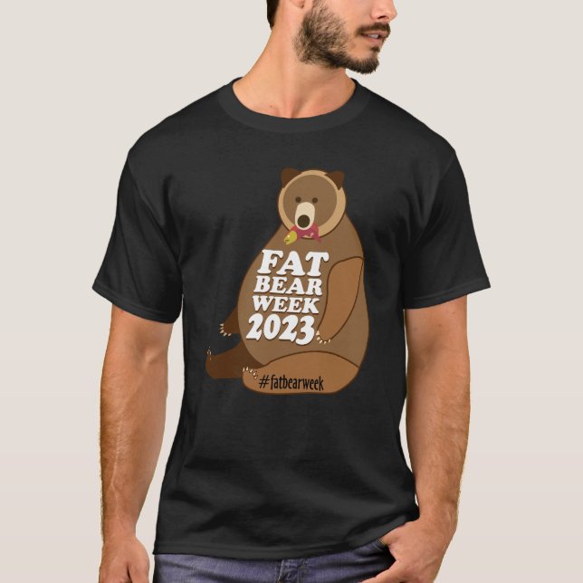 T-shirt ours gras semaine, ours, ours gras, ours gras (Devant)
