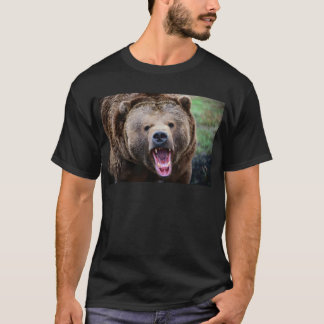 T-shirt Ours gris d'hurlement