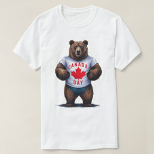 T-shirt Ours Grizzly Fête du Canada