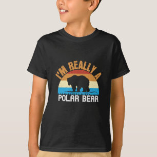 T-shirt Ours - Je suis vraiment un ours polaire