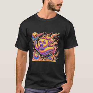 T-shirt Ours jouer basket-ball Ours joueur Sports Activité