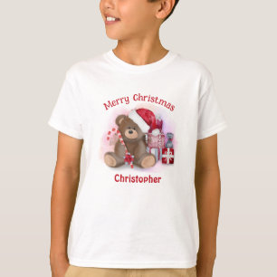 T-shirt Ours joyeux Noël Enfants de Noël 