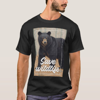 T-shirt Ours kodiak en Alaska