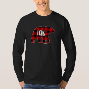 T-shirt Ours Lovis Femme Coutume Buffalo Rouge Plaid Chris