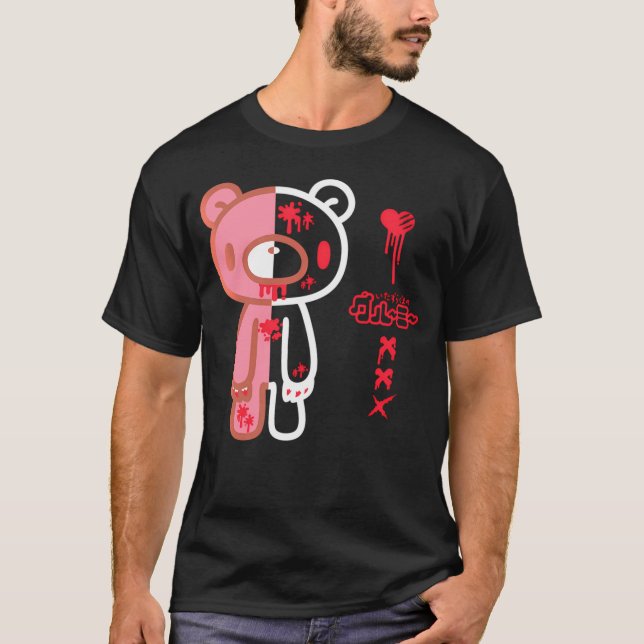 T-shirt Ours morose Moitié mort Enigmatique Imaginaire Gam (Devant)