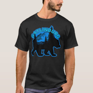 T-shirt Ours noir de Gatlinburg