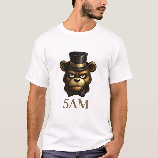 T-Shirt Ours Nuit Flippante (Devant)