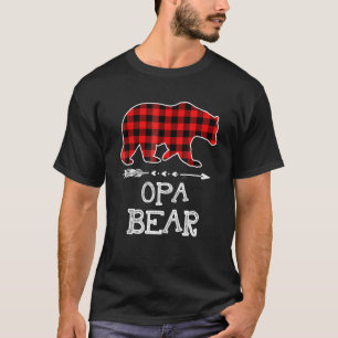 T-shirt Ours Opa Correspondant Famille Ours De Noël Ouret