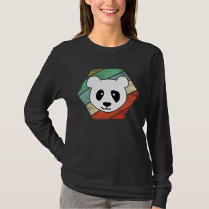 T-shirt Ours Panda Animal Vintage Animaux Rétro Panda 1