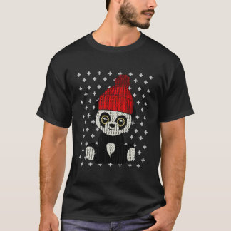 T-shirt Ours Panda Noël Saint X-Mas