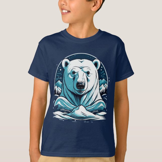 T-shirt ours polaire (Devant)
