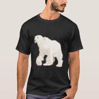 T-shirt Ours polaire Animal arctique réaliste