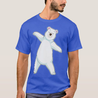 T-shirt Ours polaire au Yoga Fitness à debout