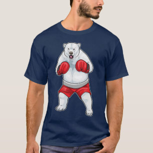 T-shirt Ours polaire Boxeur Gants de boxe Boxe