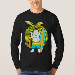 T-shirt Ours polaire dans les maillots de bain Lunettes de