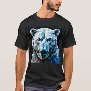T-shirt 🐻❄️ Ours Polaire Lueur Arctique ❄️ Hiver Minimal