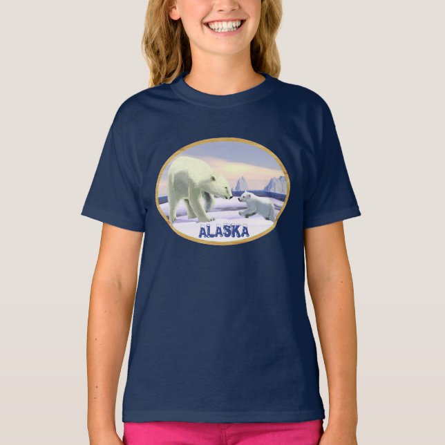 T-shirt Ours Polaire - Mama Nez Meilleur (Devant)