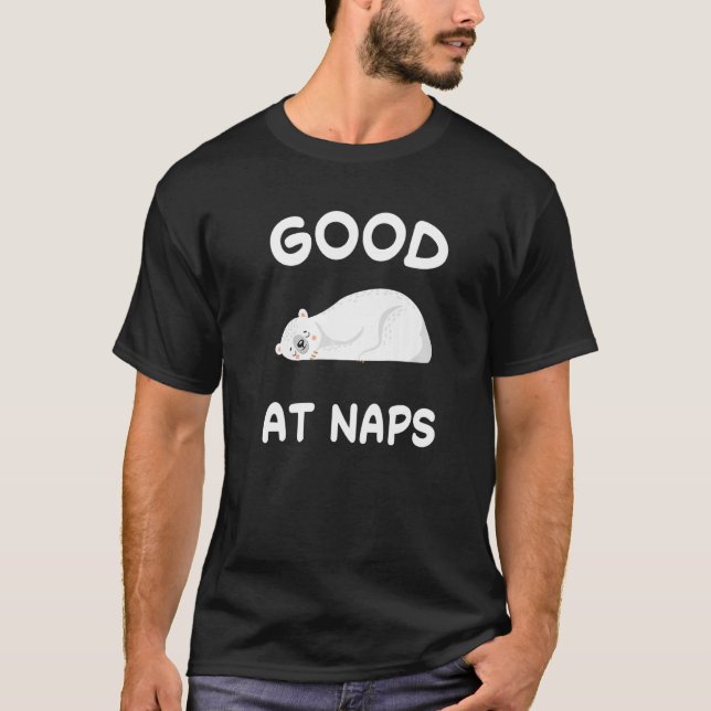 T-shirt Ours Polaire Nap Pyjama Dormir nuit (Devant)