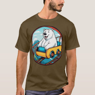T-shirt Ours polaire Profitez d'un tour Dessous de verre à