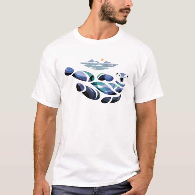 T-shirt Ours Polaire Relâché (Devant)