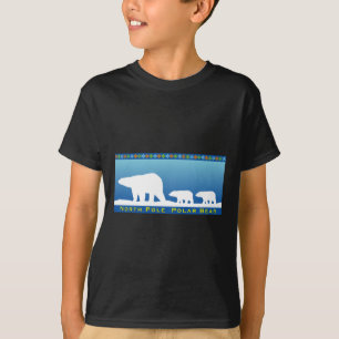 T-shirt Ours polaire sur glace