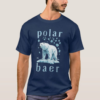 T-shirt Ours polaires majestueux sur des glaces flottantes