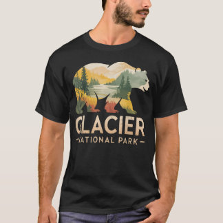 T-shirt Ours Randonnée Camping Montana Parc National Vinta