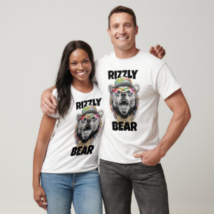 T-shirt Ours Rizzly Grizzly Oear - Rizzler Funny Rizz Humo