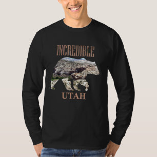 T-shirt Ours Silhouette Incroyable Utah Escalante Wilderne
