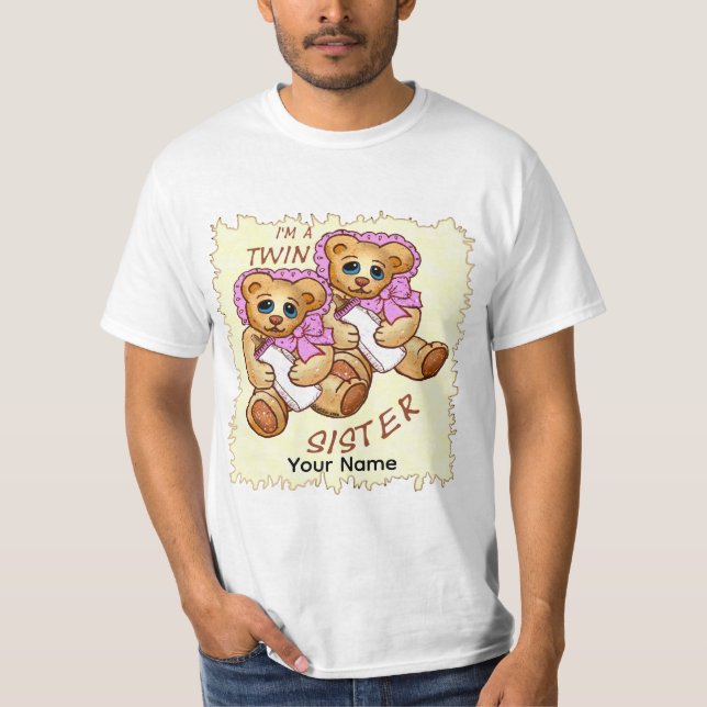T-shirt Ours Sœurs Jumelles (Devant)