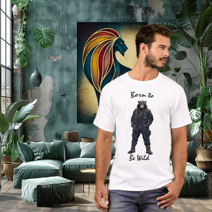 T-shirt Ours Tactique Sauvage Puissant