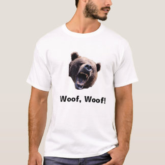 T-shirt ours, Woof, Woof !