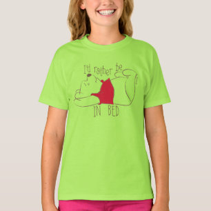 T-shirt Ourson Je préfère être au lit