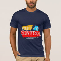 Out of Control – Bold Typography Statement Design