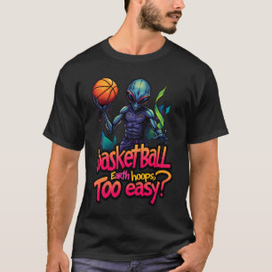 T-shirt Out Of This World : Superstar du basket-ball Alien