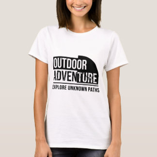 T-shirt Outdoor Adventure – Explore Unknown Paths Motivati