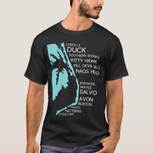 T-shirt Outer Banks Nc T Obx Caroline du Nord