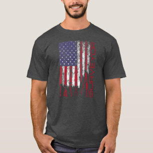 T-shirt Outil américain de surveillance du drapeau 4 juill