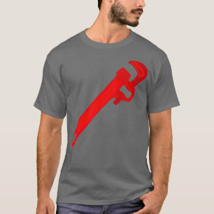 T-shirt Outil de plomberie à clé de tuyau Premium