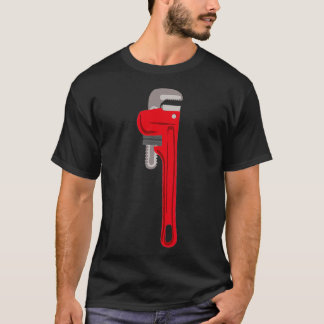 T-shirt Outil de plomberie Plumbing Pipe Wrench Vêtement a