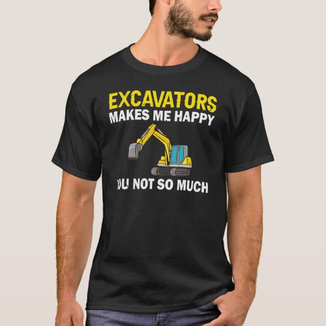 T-shirt Outil d'excavateur de commande à distance Digger M (Devant)