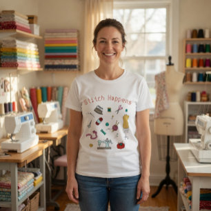 T-Shirt Outils de Couture & de Création sur Mesure