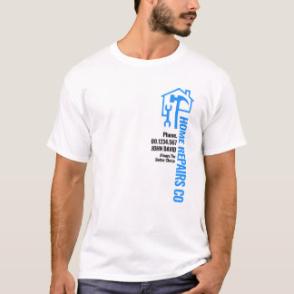 T-shirt Outils Handyman Home Blue