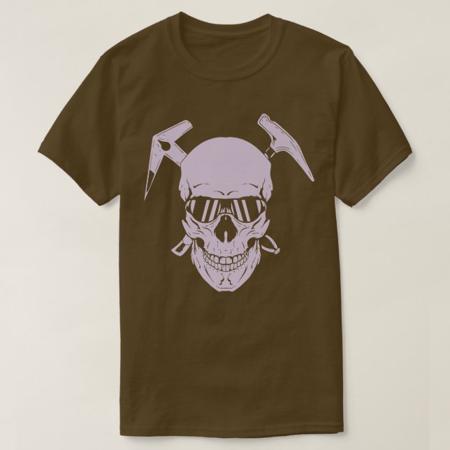 T-shirt Outils squelette lunettes  (Design devant)