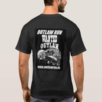 T-Shirt Outlaw Run avec dessin sur le dos