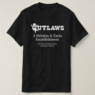 T-shirt Outlaws Restaurant & Bar, Elmhurst, IL