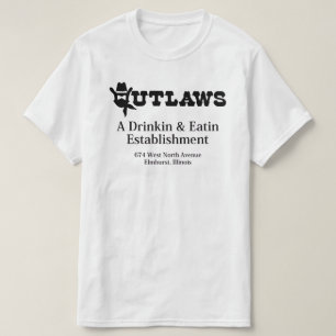 T-shirt Outlaws Restaurant & Bar, Elmhurst, IL