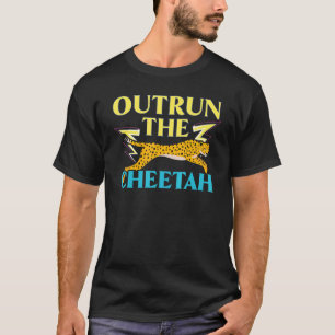 T-shirt Outrun Le Zookeeper animal de la faune de Cheetah