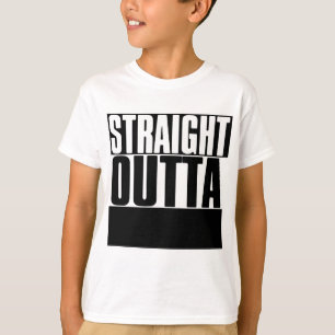 T-SHIRT OUTTA DROIT COUTUME DES "VOS TEXTES"
